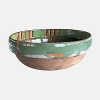 Green Marbleized Cottage Bowl