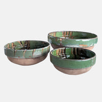 Green Marbleized Cottage Bowl