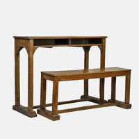 Vintage School Desk with Bench