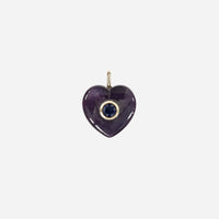 Amethyst Heart Pendant