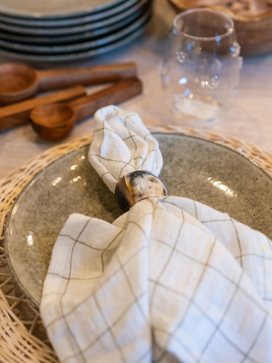 Stone-Washed Linen Napkin - Set of 4