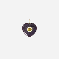 Amethyst Heart Pendant