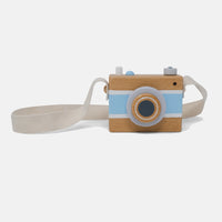 Blue Vintage Camera Music Box Toy