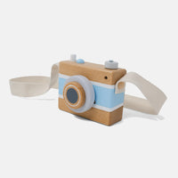 Blue Vintage Camera Music Box Toy
