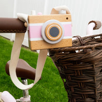 Pink Vintage Camera Music Box Toy