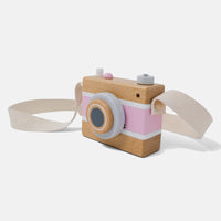 Pink Vintage Camera Music Box Toy