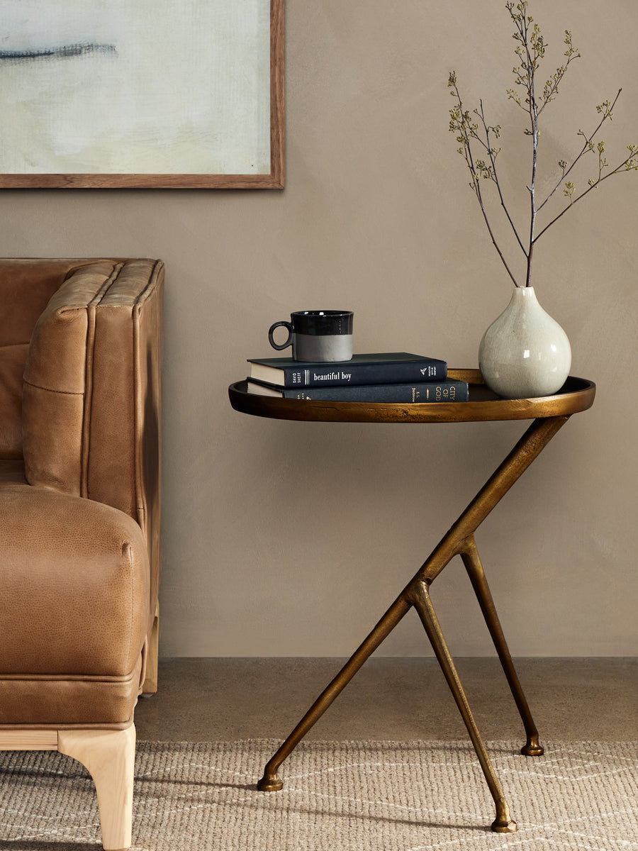 Retro RS-TABLE A Twist Brass メーカー完売品 1510SchmidtEndTableBrass2_1200