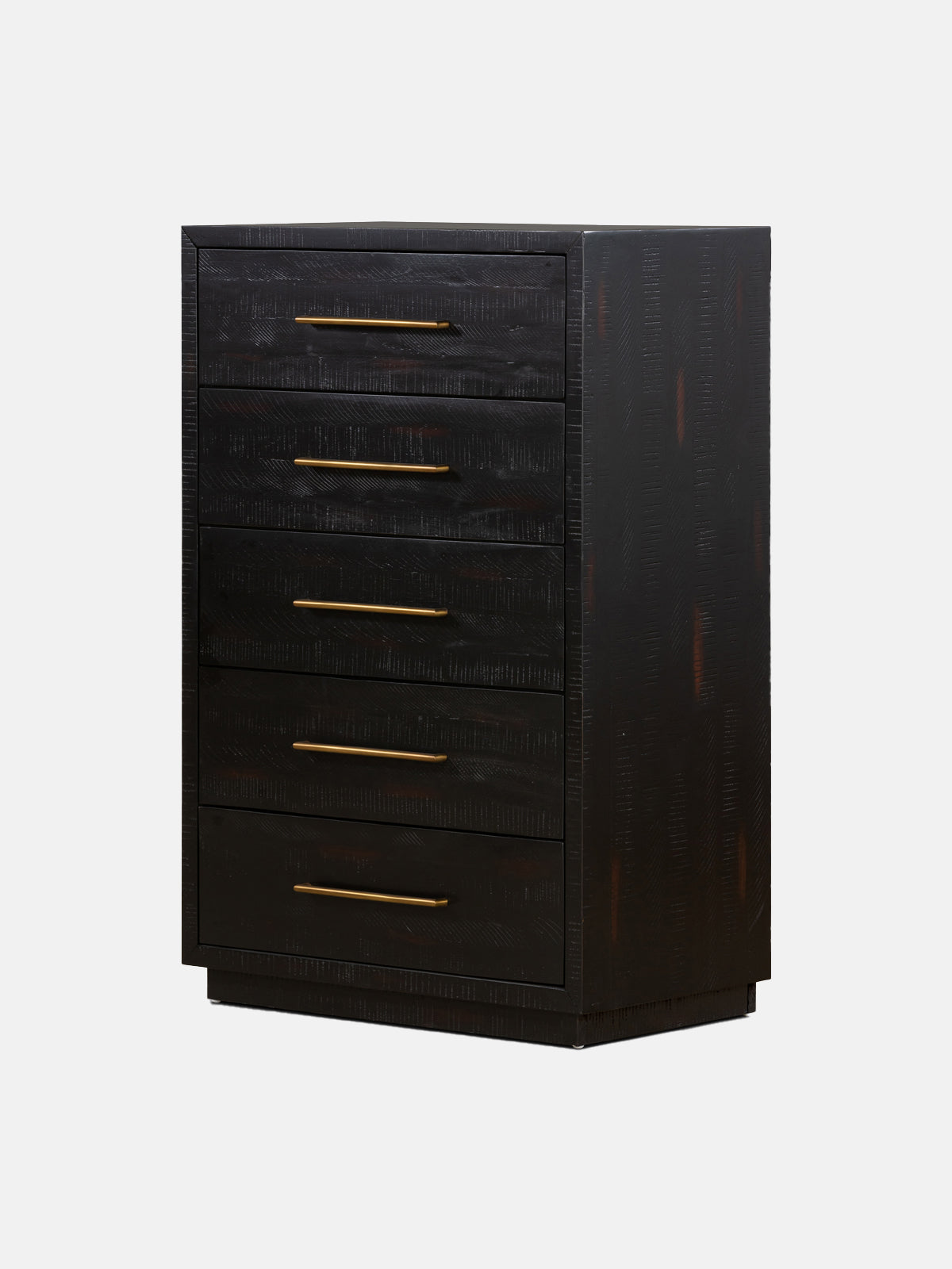 Suki Black Tall Boy Dresser