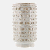 Peru White Vase