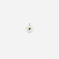Opal Small Circle Pendant