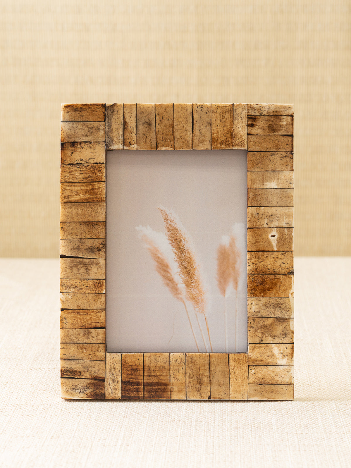 Antique Bone Block Frame