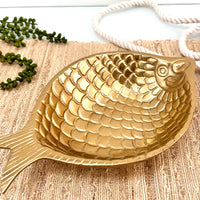 Etched Gold Fish Bowl