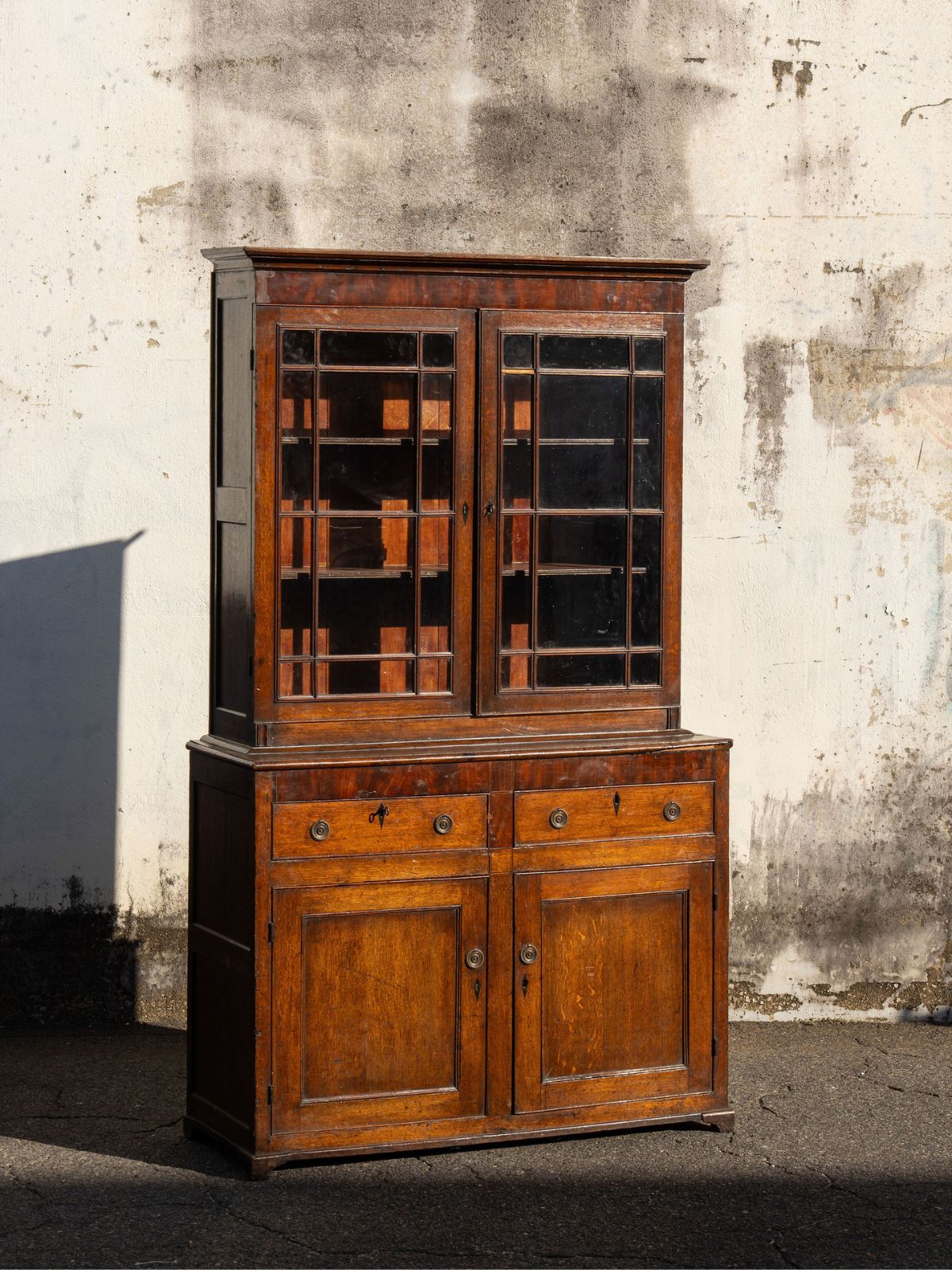 English Mahogany Hutch