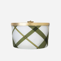 Frasier Fir Frosted Plaid 3-Wick Candle