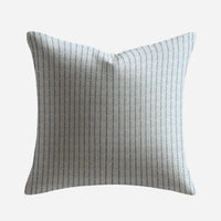 "Jetty in Cooper Blue" Pillow Cover by Emily Daws