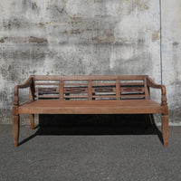 Antique Teakwood Javanese Bench