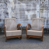 Antique Teakwood Low Lounge Chair