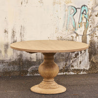 Estelle Round Dining Table, Carolina Sand Stain