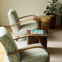 Halabala Chair in Blockshop Crescent Juniper