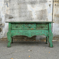 Guatemalan Carved Sideboard