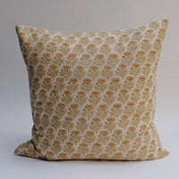 Rumi Rosewater Block-Printed Pillow Cover
