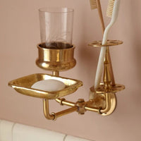 Solid Brass Bath Trio