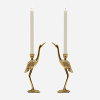 Crane Candle Holder