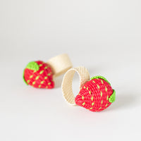 Strawberry Napkin Ring, Set of 2