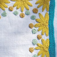 Starburst Sungold Cocktail Napkin, Set of 4