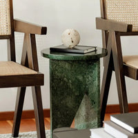 Grace Green Marble Accent Table