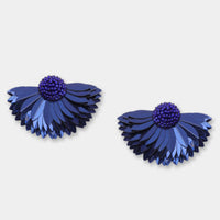 Marigold Earrings in Navy