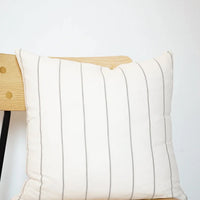 Gauze Wide Stripe Pillow Cover