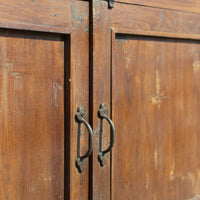 Antique Large Natural Wooden Cabinet