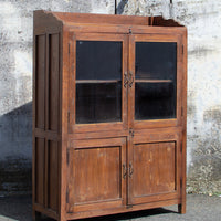 Antique Large Natural Wooden Cabinet