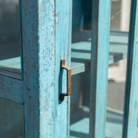 Antique Wooden Glass Cabinet