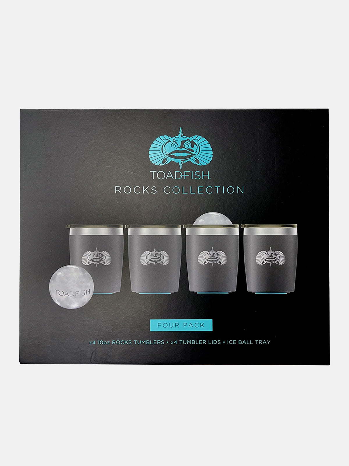Rocks Tumbler 4 Pack Set