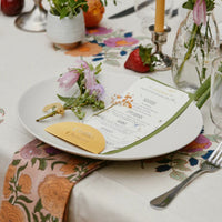 Nargis Old Rose Block-Printed Table Napkins, Set of 4