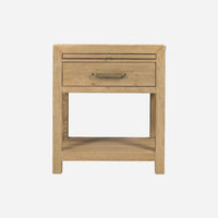 Driftwood One-Drawer Nightstand, Oak