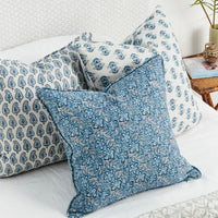 Zardosi Azure Pillow