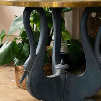 Carved Swan Round Table