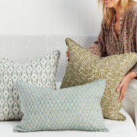 Genoa Celadon Moss Pillow