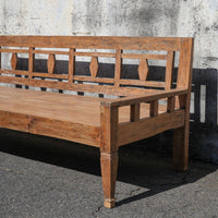 Antique Teakwood Javanese Bench