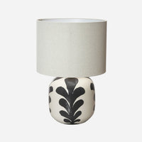 Stoneware Abstract Table Lamp