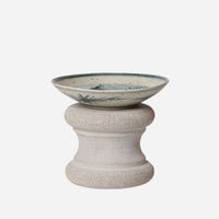 Blue and White Dancing Crane Porcelain Dish