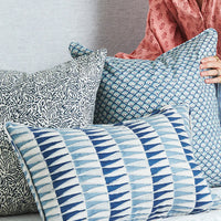 Amalfi Indian Teal Linen Pillow