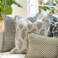 Amalfi Indian Teal Linen Pillow