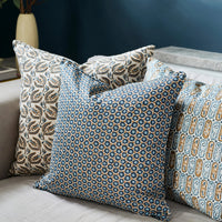 Broccato Tobacco Pillow