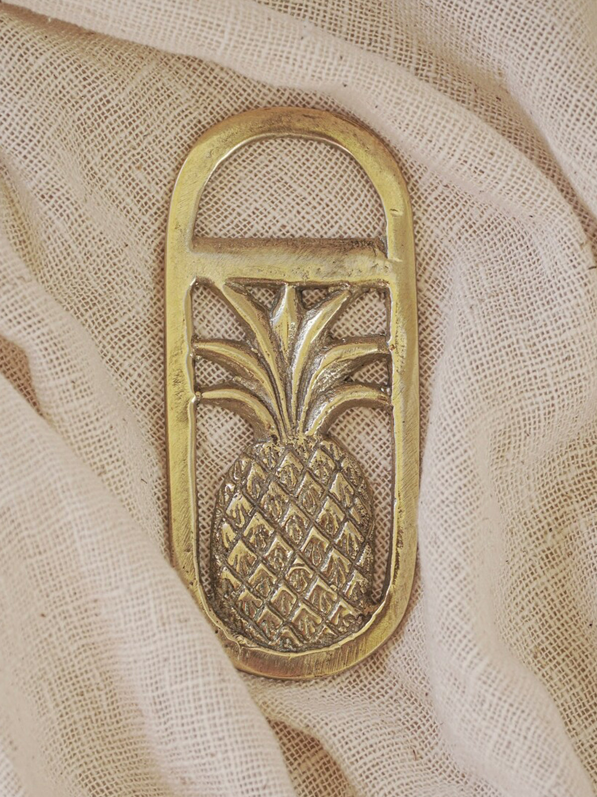 Pineapple Brass Bottle Opener