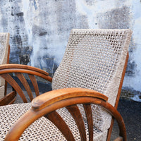 Antique Teakwood Low Lounge Chair