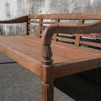 Antique Teakwood Javanese Bench